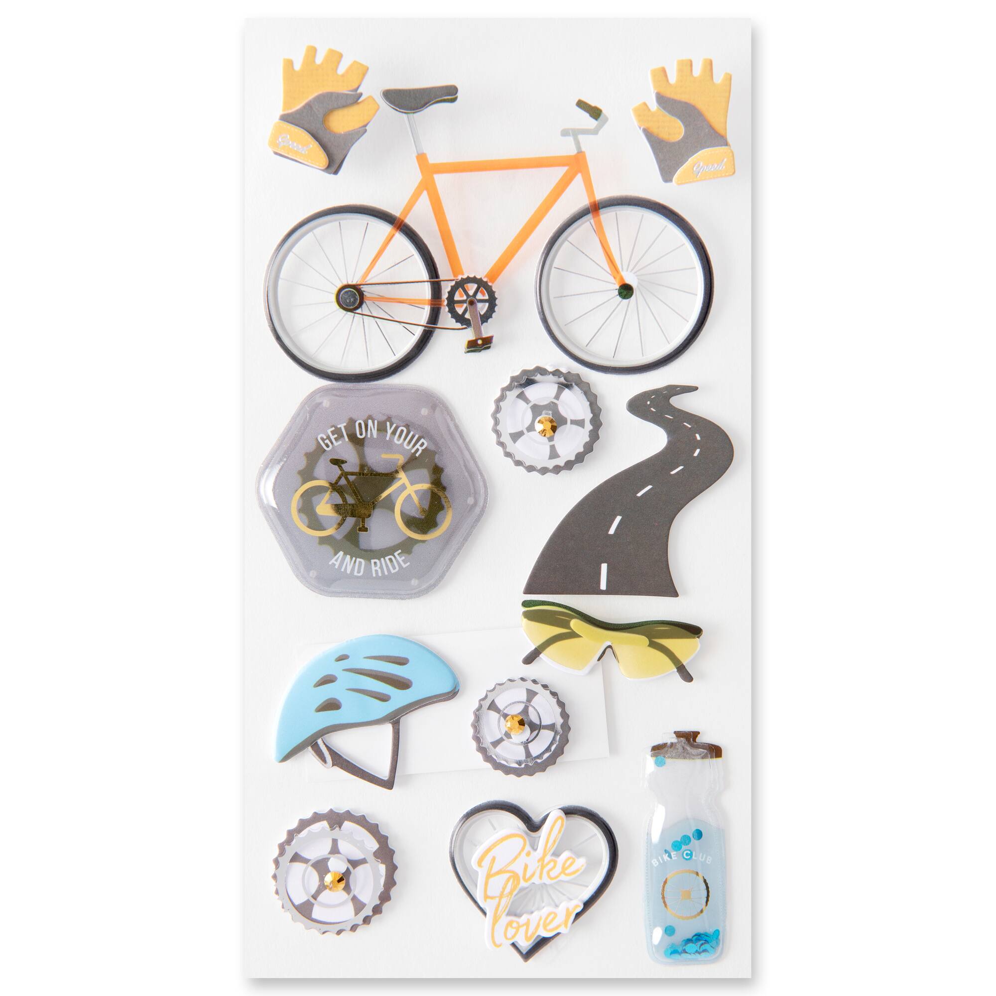 Cycling Dimensional Stickers by Recollections™